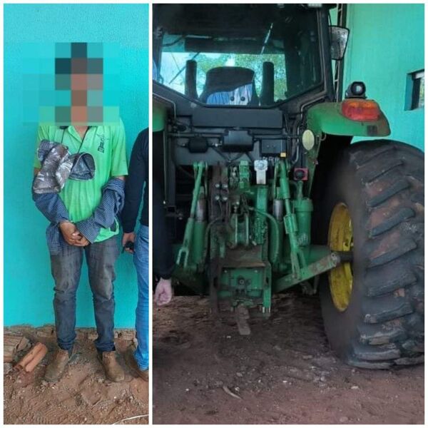 Capitán Bado: Detienen a un brasileño con tractor hurtado