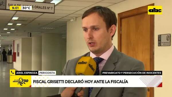Video: Fiscales denunciados declararon ante Inspectoría del Ministerio Público - ABC Noticias - ABC Color