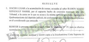 Tribunal acumula causas a RGD y Emma González para evitar doble juzgamiento