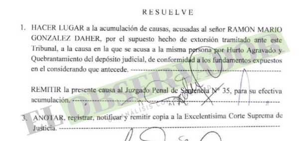 Tribunal acumula causas a RGD y Emma González para evitar doble juzgamiento