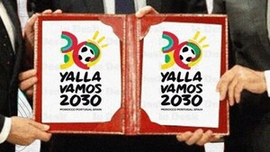 Presentan logo oficial del Mundial 2030