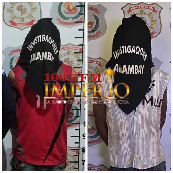 Policía detiene a dos hombres con varias órdenes de captura cada uno - Radio Imperio 106.7 FM
