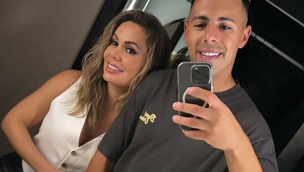 ¡Oky el amor! Blas Riveros vuelve a presumir a Dahiana Bresanovich