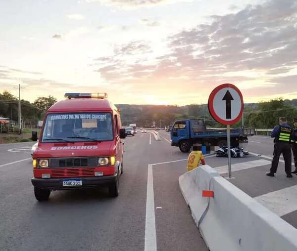 Otro accidente que se cobra la vida de una motociclista en la nueva ruta de Caacupé - Policiales - ABC Color
