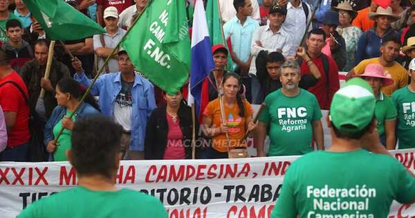 La Nación / La marcha campesina llega hoy a Asunción