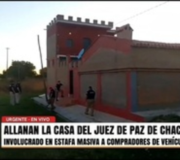 Allanan la casa de un juez presuntamente implicado en estafas - Paraguay.com