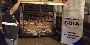 INCAUTAN VEHÍCULO CON CASI 1.000 GALLINAS EN TRINIDAD - Itapúa Noticias