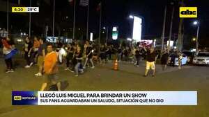 Video: Llegó Luis Miguel para brindar un show - ABC Noticias - ABC Color