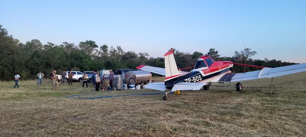 Senave repite fumigación aérea para mantener controlada población de langostas en el Chaco - .::Agencia IP::.
