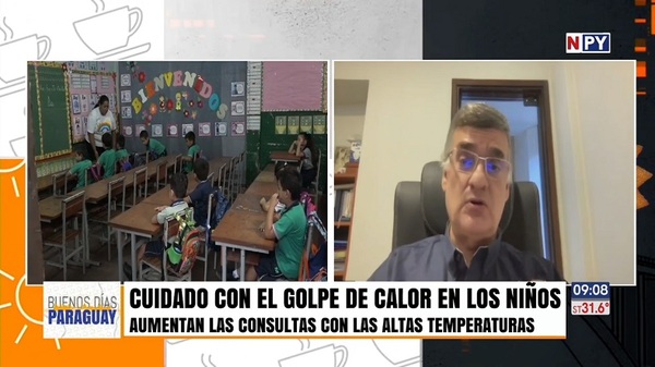 Alertan sobre efectos del golpe de calor en niños - Noticias Paraguay
