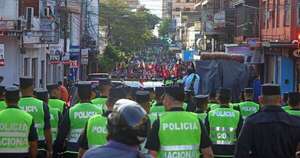 La Nación / Policía despliega operativo para acompañar marcha campesina