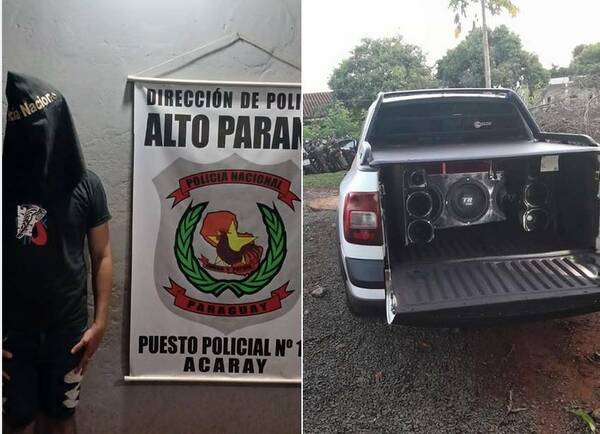 Música a todo volumen: jaguare no dejó dormir a nadie y lo apresaron