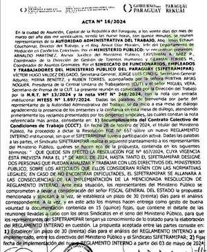 Nuevo reglamento interno dentro del Ministerio Público queda postergado 