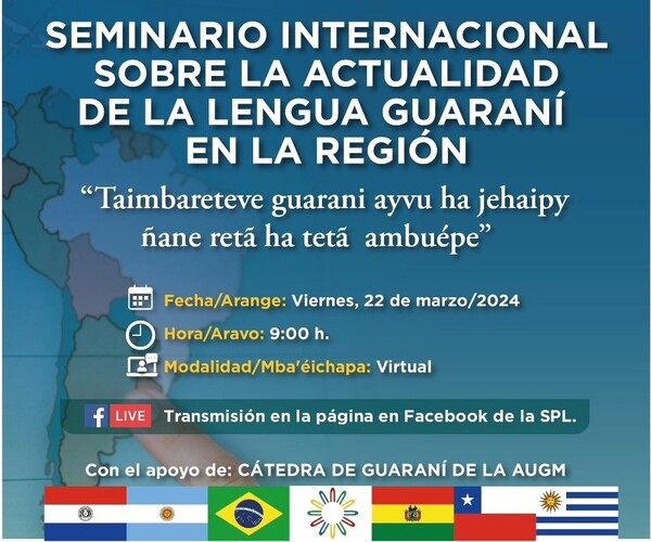 Paraguay organiza seminario internacional sobre actualidad de la lengua guaraní en la región - .::Agencia IP::.