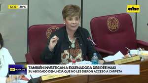Video: También investigan a exsenadora Desirée Masi  - ABC Noticias - ABC Color