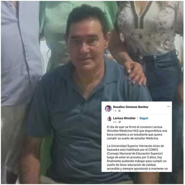 Rosalino Giménez alaba gestión de su correligionaria colorada Larissa Winckler