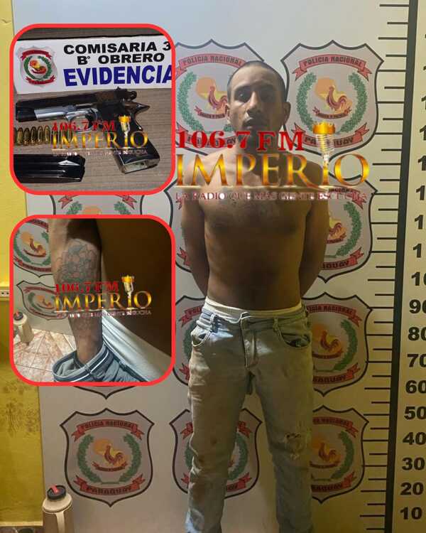 Joven intentó asesinar a tiros a su hermana en barrio Obrero - Radio Imperio 106.7 FM
