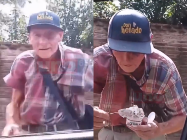 (VIDEO). Emotivo encuentro entre un hombre y un vendedor de helados: “Me dan ganas de llorar”