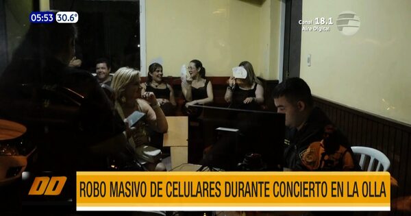 Robo masivo de celulares durante concierto en La Nueva Olla | Telefuturo