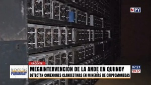 Detectan conexiones clandestinas para minería de criptomonedas en Quiindy - Noticias Paraguay
