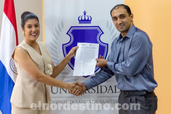 Concejal Larissa Winckler consigue beca completa mediante convenio con Universidad Superior Hernando Arias de Saavedra - El Nordestino