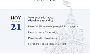 Adultos mayores, veteranos y otros pensionados cobran hoy