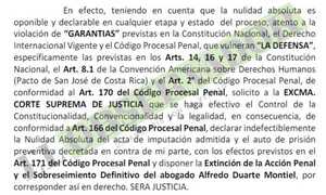 Imputado repudia inhibición de ministros de la Corte en causa Pavo Real 