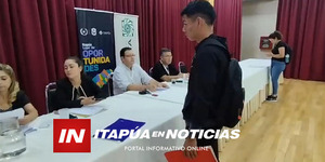 ESTUDIANTES RENOVARON BECAS DEL CONVENIO EBY - GOBERNACIÓN - Itapúa Noticias