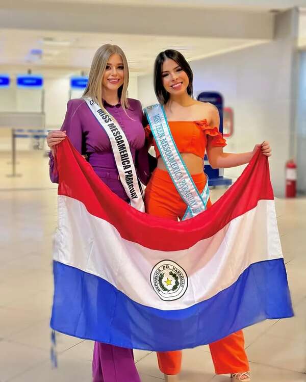 Marlene González y Amanda Verón representan a Paraguay en el Miss Mesoamérica International - Gente - ABC Color