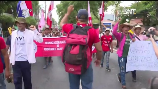 XXX marcha campesina, indígena y popular en Asunción - SNT