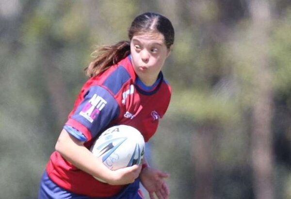 La historia de Valentina Biskupovic, jugadora de rugby con síndrome de Down