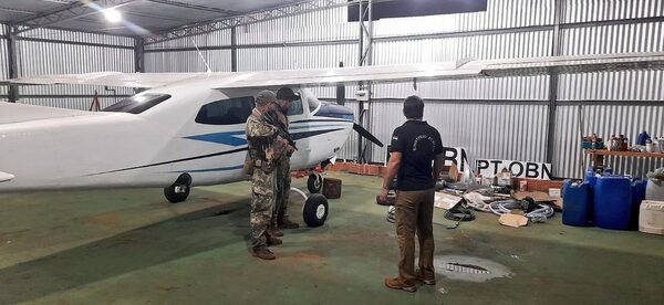 Senad halla base narco e incauta avioneta en Amambay