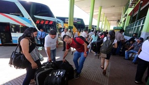 Liberan horario de buses para Semana Santa - Noticias Paraguay