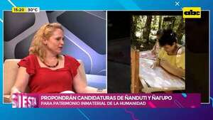 Video: propondrán candidaturas de Ñandutí y Ñai’ũpo para patrimonio inmaterial de la humanidad por la Unesco - Ensiestados - ABC Color