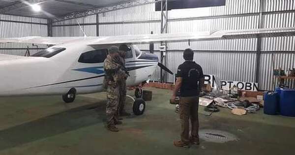 La Nación / En Capitán Bado se incautan de una avioneta que era utilizada para el tráfico de drogas
