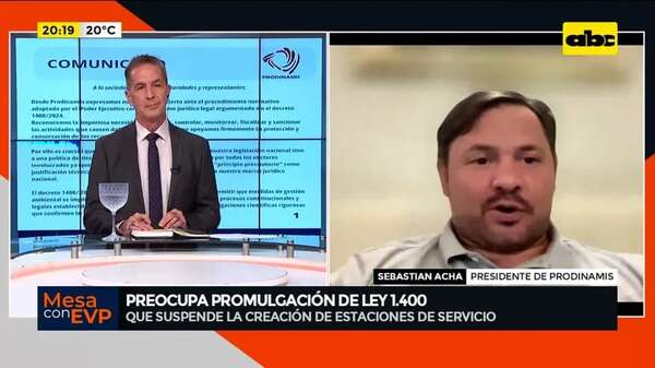 Video: preocupa promulgación de ley 1.400 que suspende la creación de nuevas estaciones de servicio - Mesa de Periodistas - ABC Color