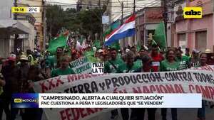 Video: FNC cuestiona a Santiago Peña y legisladores que “se venden” - ABC Noticias - ABC Color