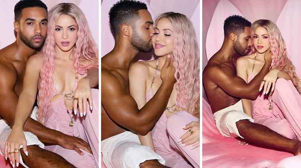 Shakira pone de cabeza las redes con fotos sensuales junto al actor Lucien Laviscount