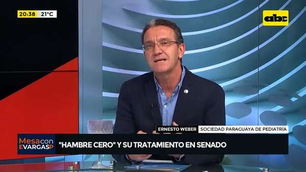 Video: la Sociedad Paraguaya de Pediatría sobre el proyecto ‘’Hambre Cero’' - Mesa de Periodistas - ABC Color
