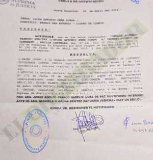Juez cobraba por secuestrar rodados y también por liberarlos, según denuncias 