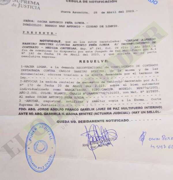 Juez cobraba por secuestrar rodados y también por liberarlos, según denuncias