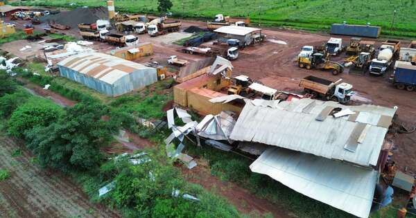 Diario HOY | Temporal dejó importantes destrozos y heridos en la zona de Alto Paraná