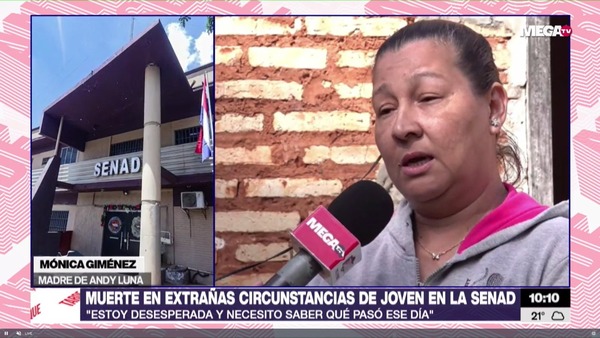 Madre de Andy Luna dijo que su corazón tendrá paz cuando sepa la verdad - Megacadena - Diario Digital