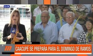 Caacupé se prepara para el Domingo de Ramos | Telefuturo