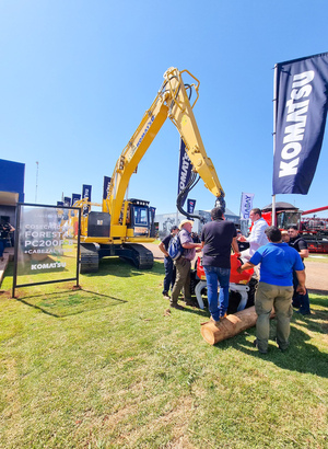 La última innovación en tecnología forestal llega a INNOVAR de la mano de KOMATSU FORESTAL y AUTOMAQ - Amigo Camionero