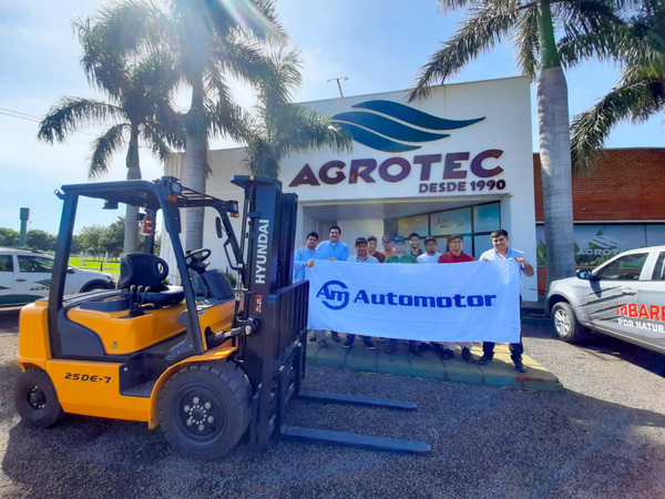 Automotor realizó una capacitación sobre montacargas Hyundai a la empresa AGROTEC - Amigo Camionero