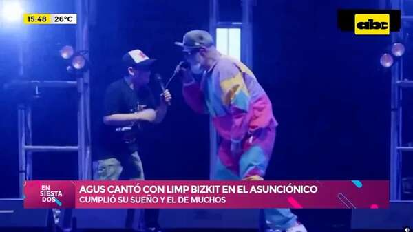 Video: Agus canto con Limp Bizkit en el Asunciónico - Ensiestados - ABC Color