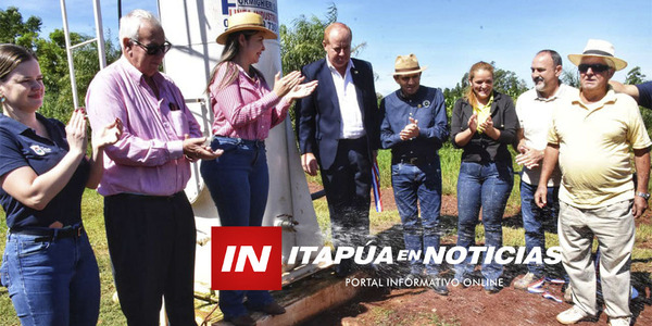 GOBERNACIÓN DE ITAPÚA INAUGURÓ SISTEMA DE AGUA POTABLE EN CAPITÁN MIRANDA - Itapúa Noticias