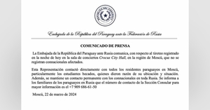 Atentado en Moscú: No se reporta ningún estudiante paraguayo afectado