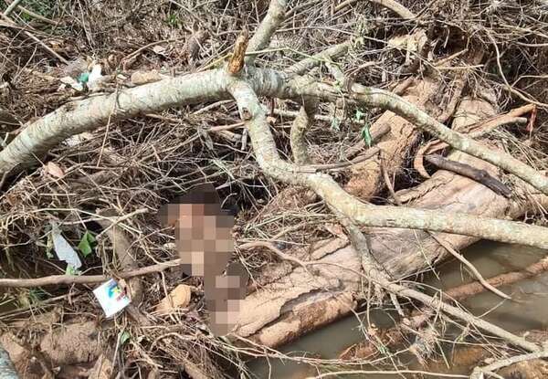 Hallan el cadáver de una mujer en el cauce del arroyo Ortega de Caacupé - Policiales - ABC Color